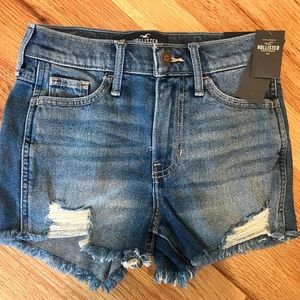 Hollister High Rise Jean Shorts